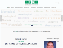 Tablet Screenshot of eclubofkc.org